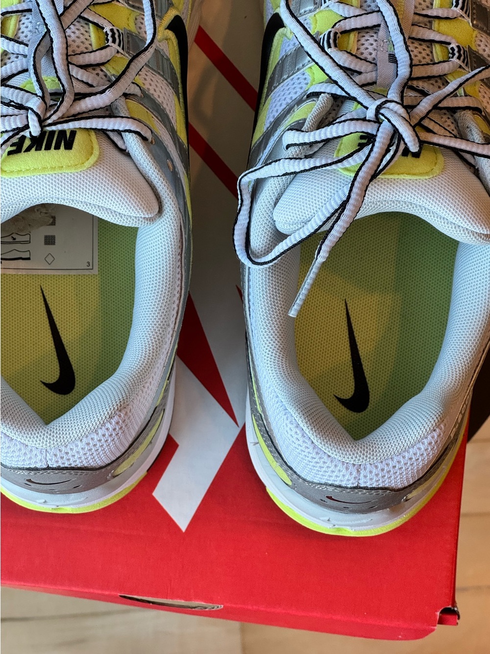 Nike P-6000 in Neon Yellow and Gray - Picture 3 of 7